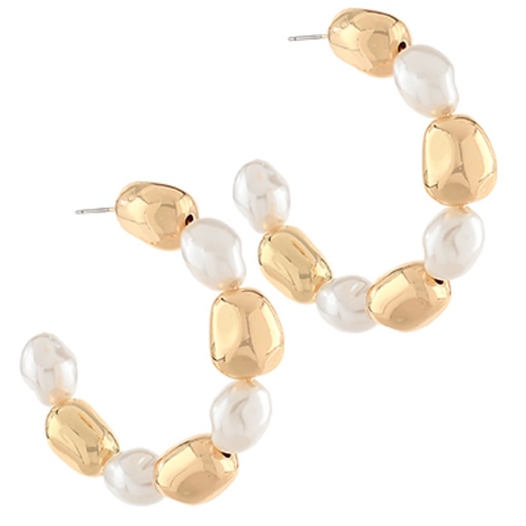 CCB & Pearl Hoops - Picture 1 of 1